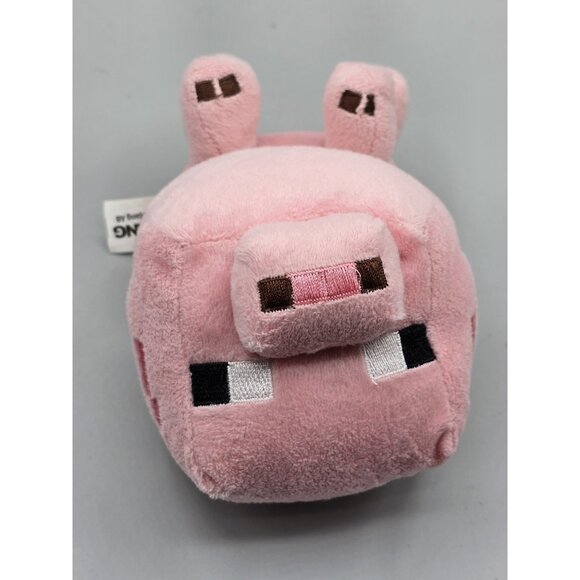 Minecraft Overworld Baby Pig 7" Plush Pink‎ - Picture 2 of 7